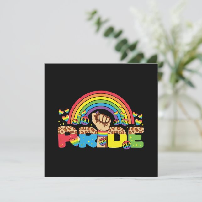 LGBTQ - Orgulho e Arco-íris (Em pé/Frente)