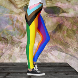 LGBTQ & Pride Leggings - Sinalizador de Progresso