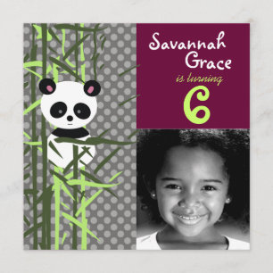 LGC Convite Panda Peek A Boo