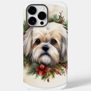 Lhasa Apso Christmas Wreath Festivo Pup