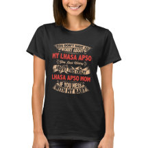 Lhasa Apso T-Shirt Mãe