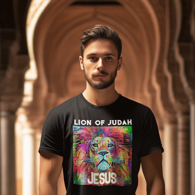 LIÃO DE JUDAH JESUS CHRISTIAN T-SHIRTS (Criador carregado)