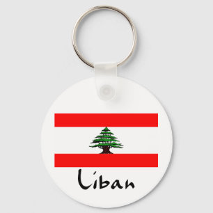 Liban Liban Flag Chaveiro
