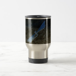 Libélula & caneca de viagem do laço