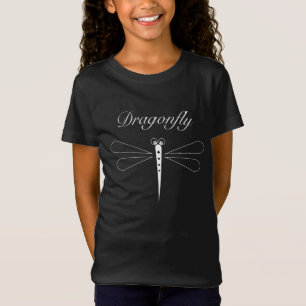 Libélula - t-shirt do jérsei do Bella das menina