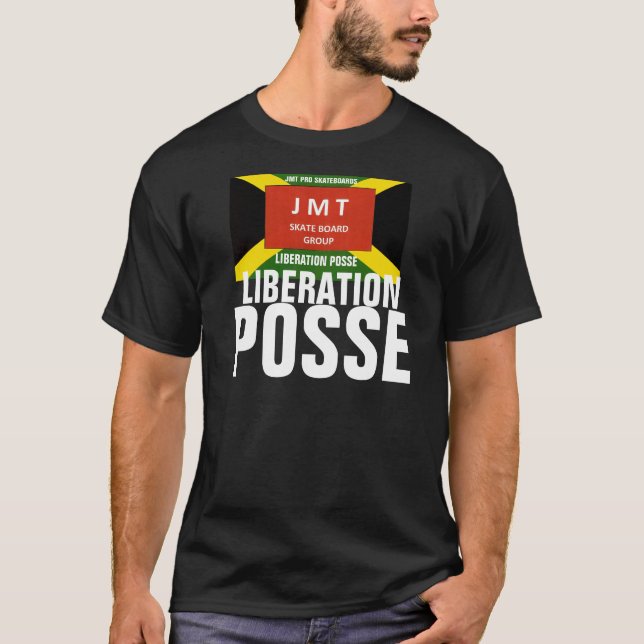 LIBERAÇÃO POSSE T-Shirt Básico Escuro (Frente)