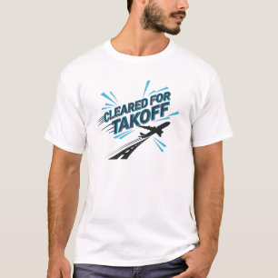Liberado para Decolar – Camiseta de Piloto Aviador