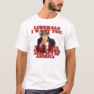 Liberais - deixe o t-shirt de América