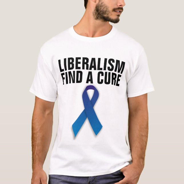 LIBERALISMO ENCONTRA UMA CURA DE T-SHIRTS (Frente)