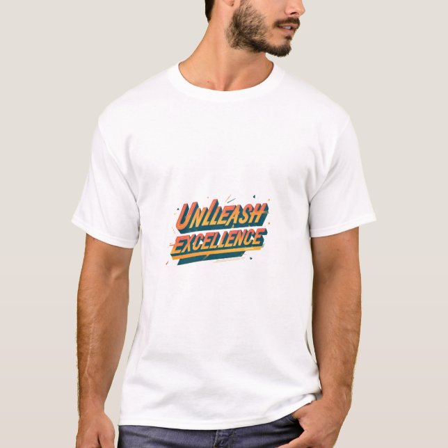 "Liberar Excelência: Camisa Motivacional" (Frente)