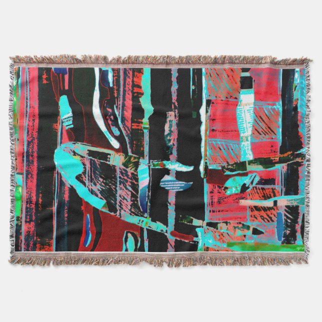 Liberdade Abstrata – Cobertor Personalizado (Frente)