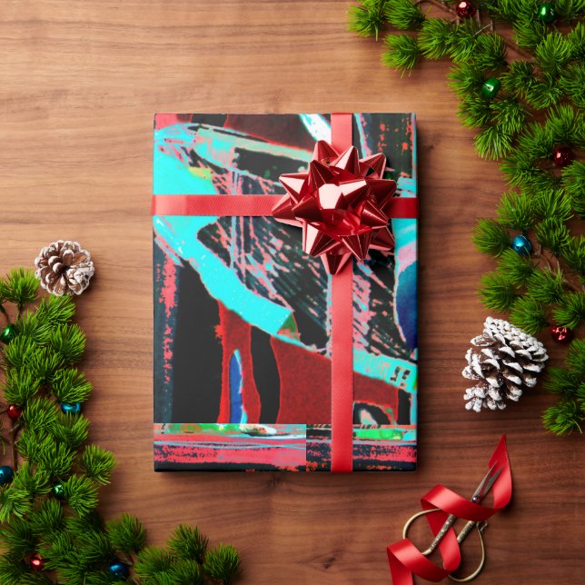 Liberdade Abstrata – Papel de Embrulho Personaliza (Presente de Natal)