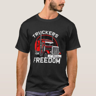 LIBERDADE CONVOY 2022 MAPA CAMISETAS DE CAMINHÃO C