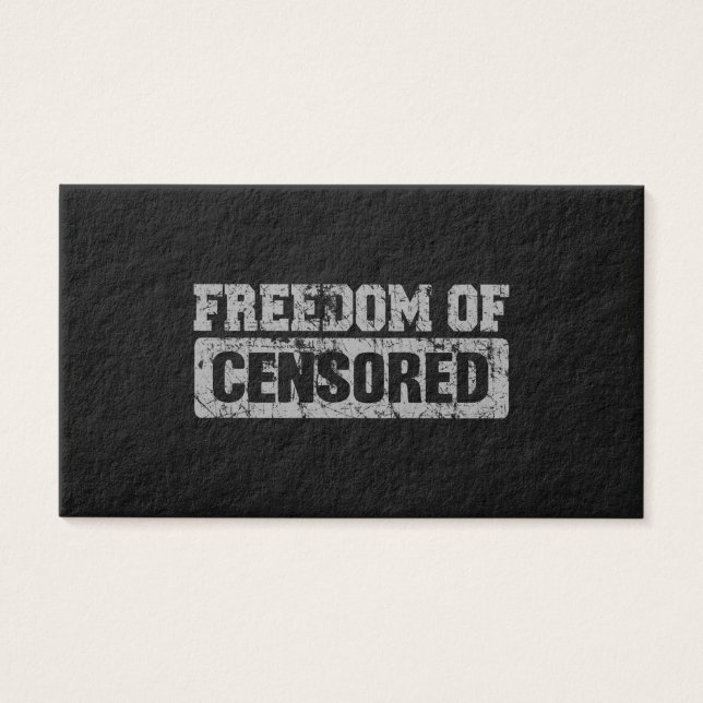 Liberdade de expressão talvez não (Frente)