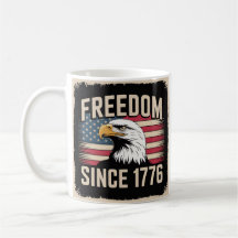 Liberdade Desde 1776 Caneca Patriótica