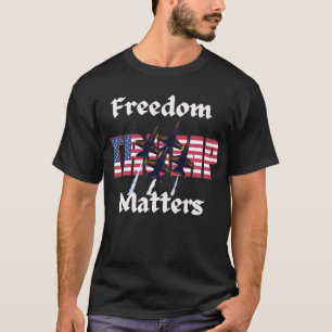 Liberdade é importante para camisetas americanas