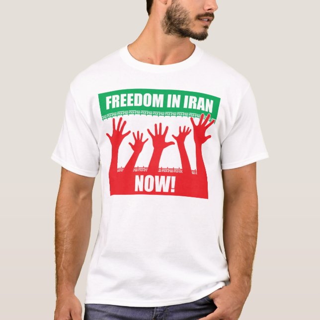 Liberdade em Irã, agora! T-shirt (Frente)