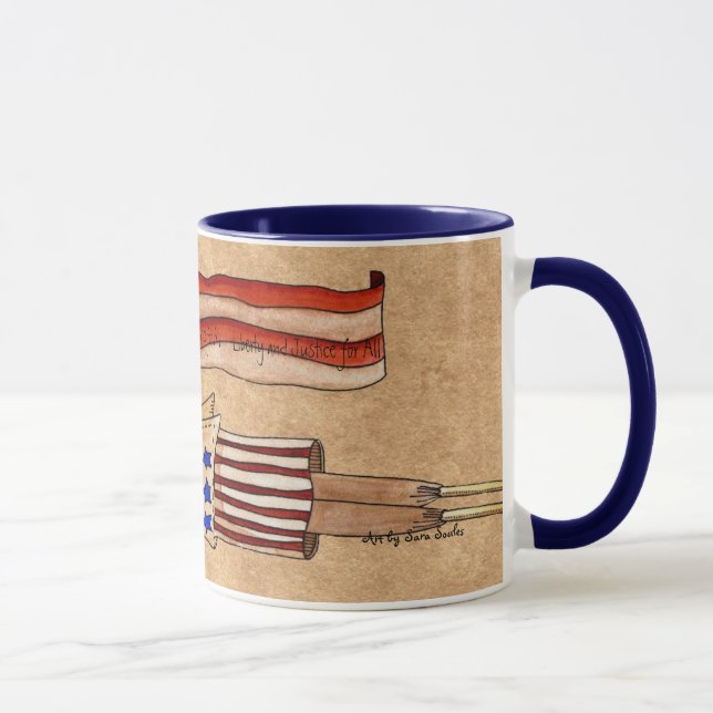 Caneca Liberty & Justice for All Mug (Direita)