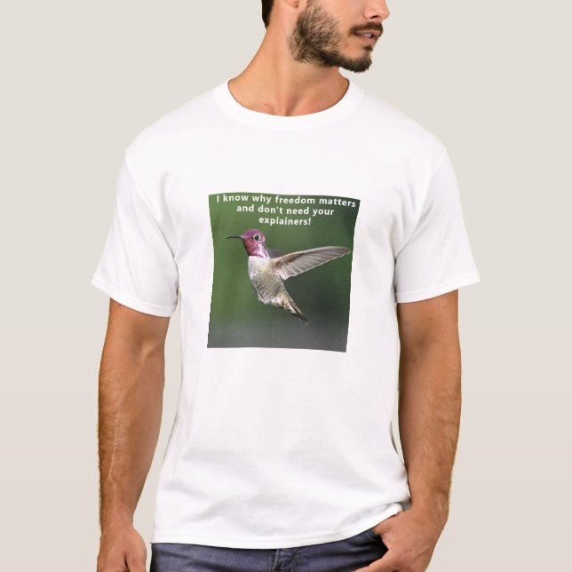 Liberdade (luz) T-Shirt (Frente)