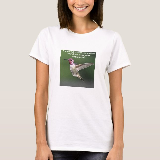 Liberdade (luz) T-Shirt (Frente)