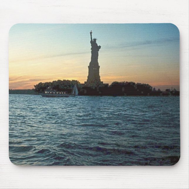 Liberdade no por do sol Mousepad (Frente)