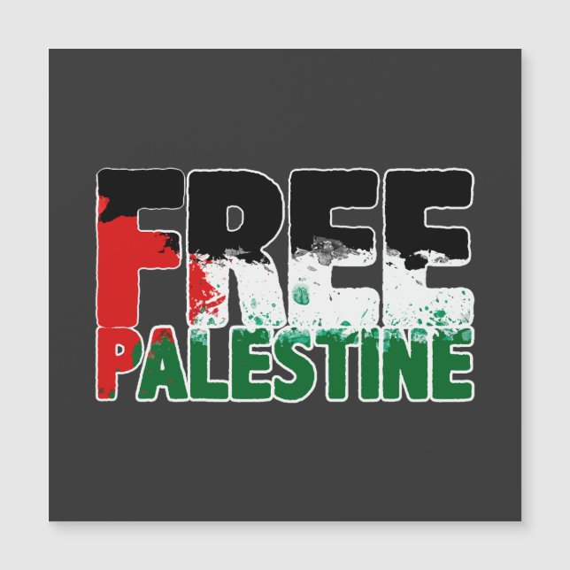 Liberdade Palestina Termina Apartheid pára guerra (Frente)