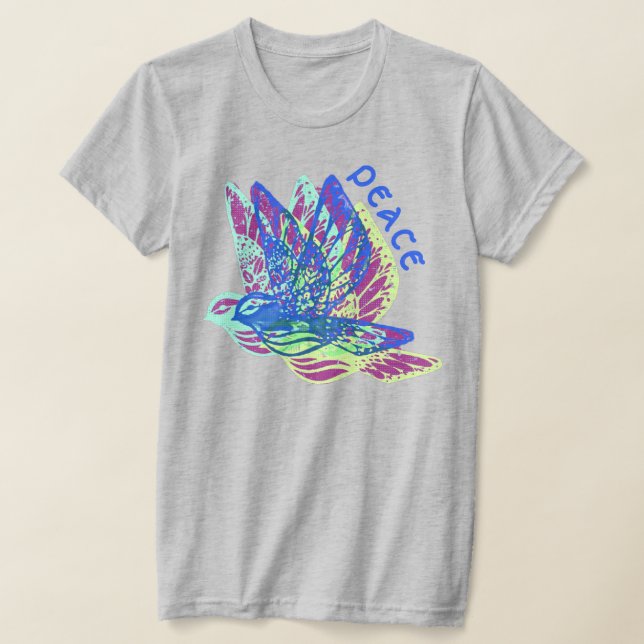 Liberdade Paz Espalha T-Shirt (Postura )