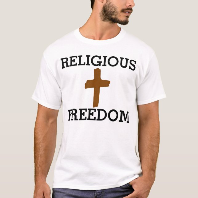 Liberdade religiosa para camisetas cristãs (Frente)