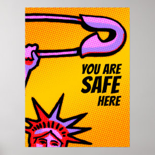 Liberdade SEGURA Pop1: Você é aqui o POSTER segu