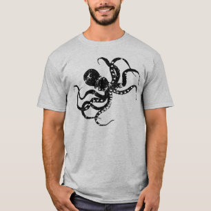 Libere o Kraken!  Camisa impressionante do polvo