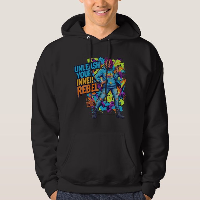 Libere Seu Rebelde Interior - Moletom - Camiseta (Frente)