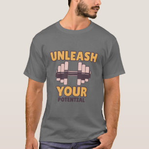 Libere sua camisa 50 50 T potencial para homens