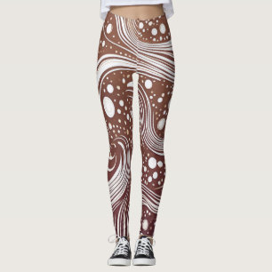 Libere sua criatividade: Leggings de padrões curio