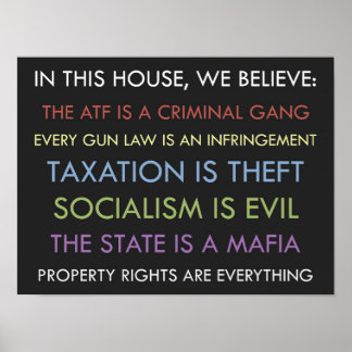 Libertário Acreditamos Poster