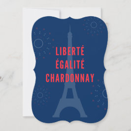 Liberté Égalité Chardonnay Engraçado Torre Eiffel