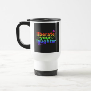 "Liberte Sua Filha" Caneca de viagem.