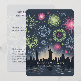 Liberty Fogos de Artifício Cartão de Gala dos 250 