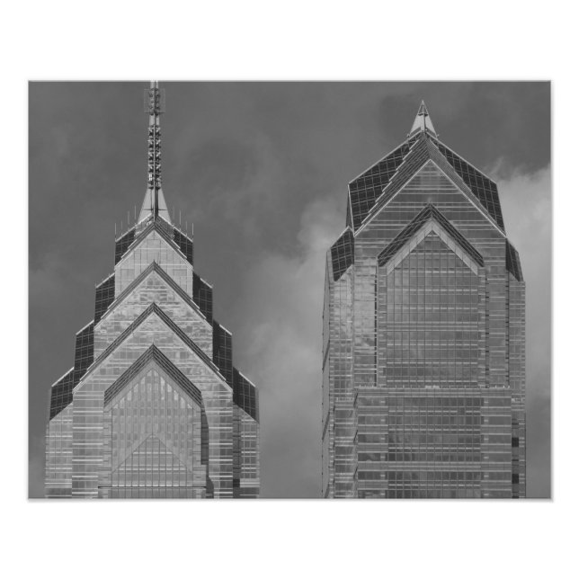 Liberty Place 1 e 2 Impressão de Fotografia (Frente)