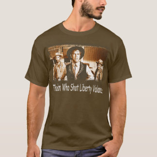 Liberty Valances Shadow Vintage Camisetas para Wes