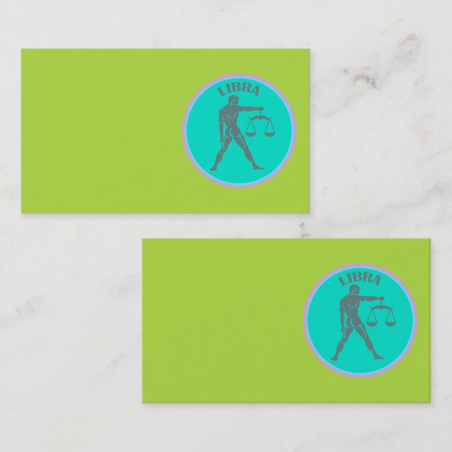 Libra Cartão de visita (Frente/Verso)