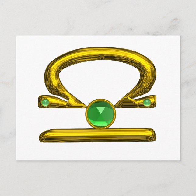 LIBRA, Cartão postal (Frente)