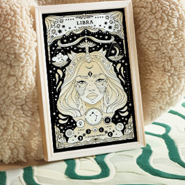 Libra Harmonioso e Equilibrado - Poster do Zodíaco