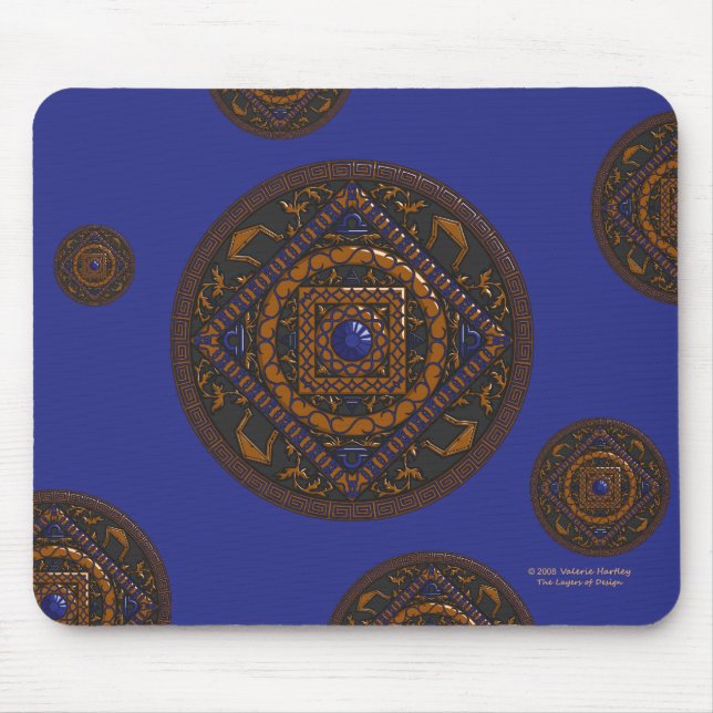Libra Mandala Mousepad (Frente)
