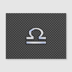 Libra - Sinal de Zodíaco na Impressão de Fibra de