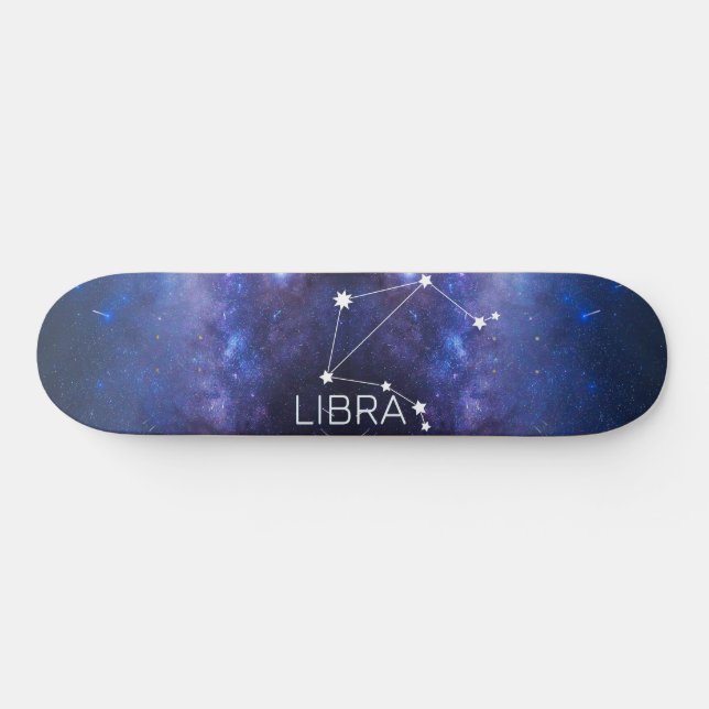 Libra Zodiac - Sinal de estrela skateboard (Horz)