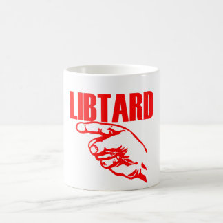 Libtard caneca branca clássica de 11 onças