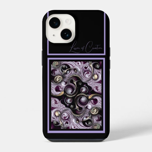 "Lição da Criação", capa para Apple iPhone 14 (Verso)