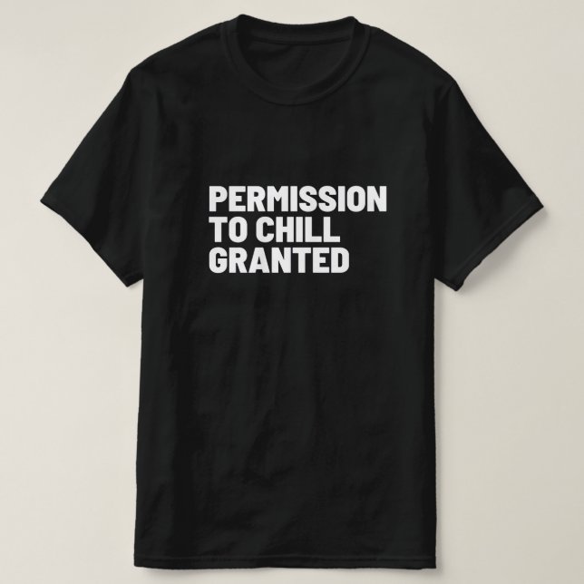 Licença de T-Shirt Concedidos (Frente do Design)