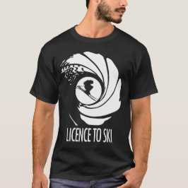 LICENÇA PARA CAMISETA DE ESQUI Design para Homens