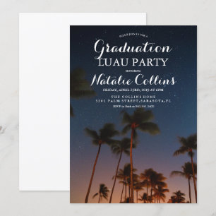 Licenciação em Árvore Tropical de Luau Convite